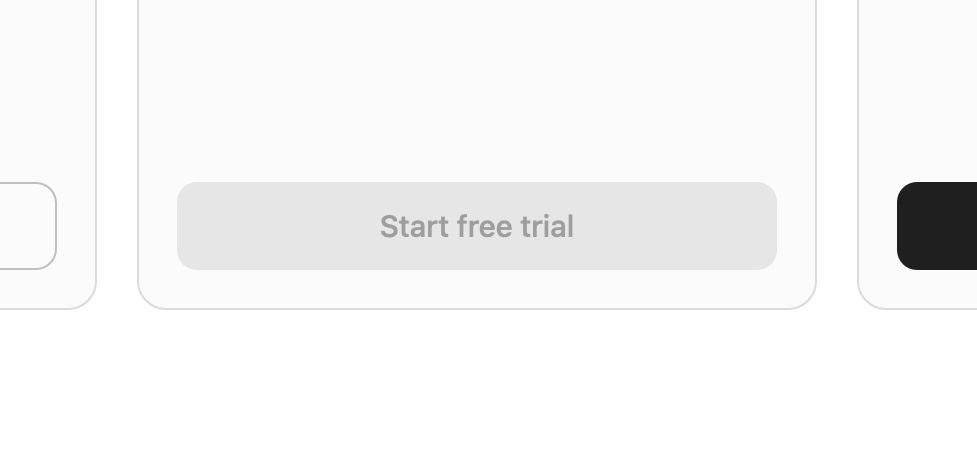The Start free trial button, circled